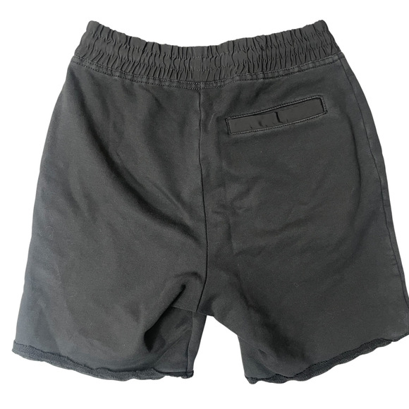 Coach Signature Sweat Shorts Mens XS Black Athleisure Lounge Logo *Altered/Crop - Picture 2 of 11